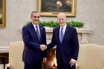 Joe Biden y Luis Abinader reunidos en la Casa Blanca
