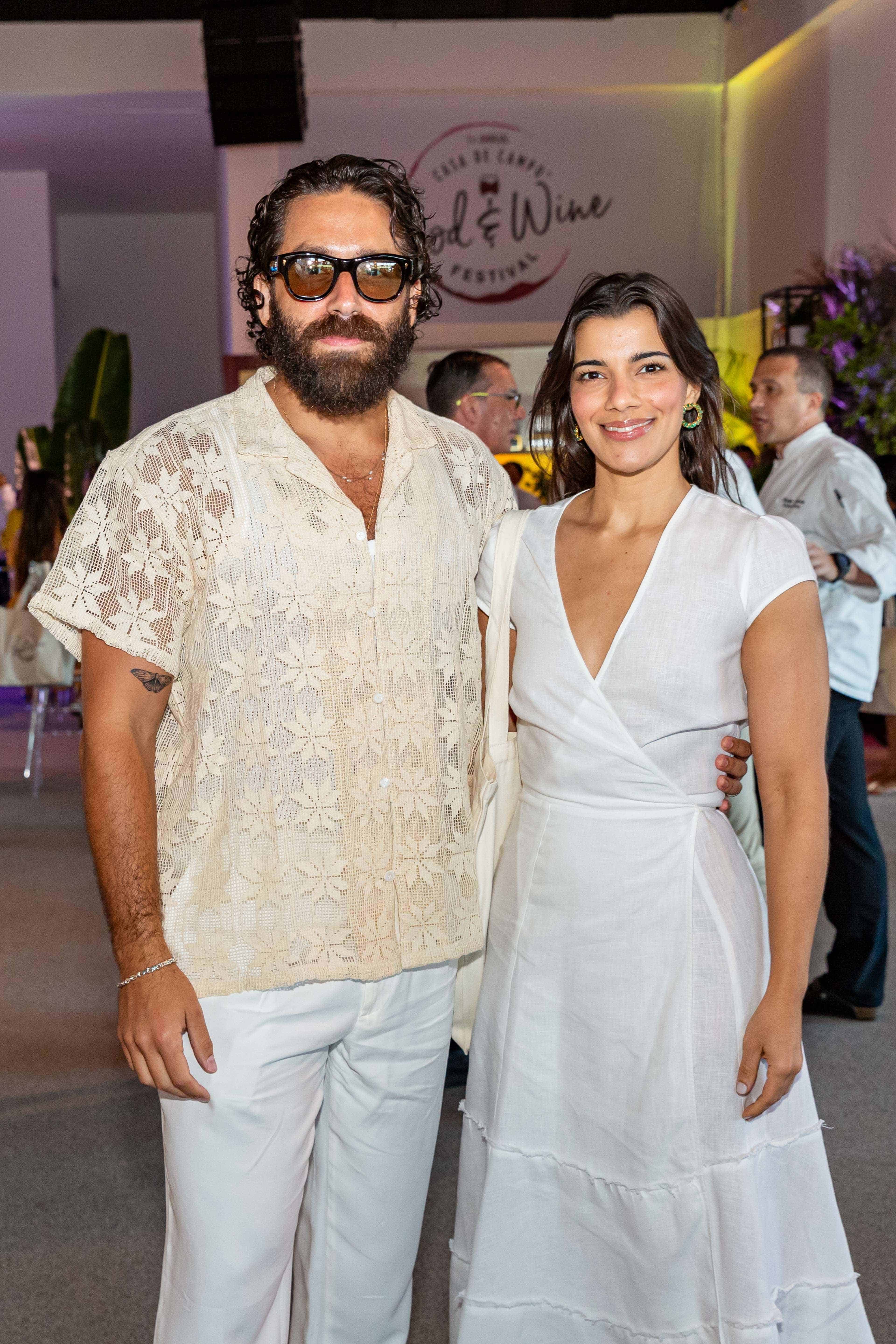 David Maler y Nashla Bogaert.