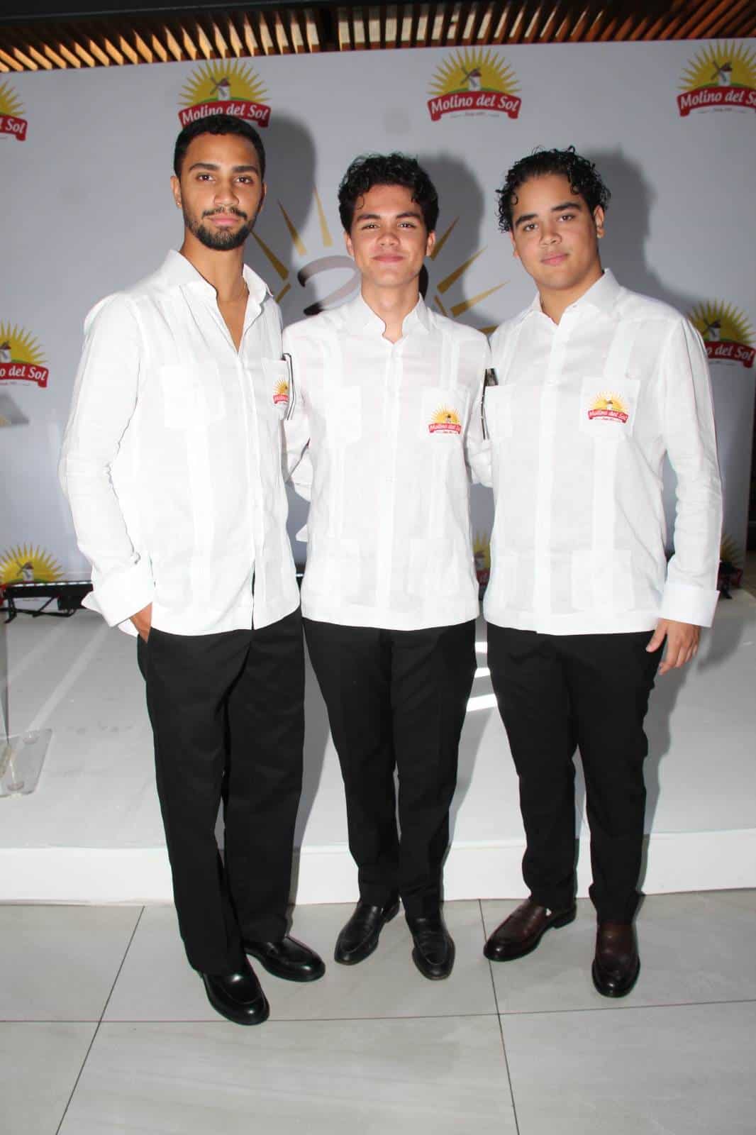 Luca Bellinello, Mario Vidoni y Mattia Bellinello.