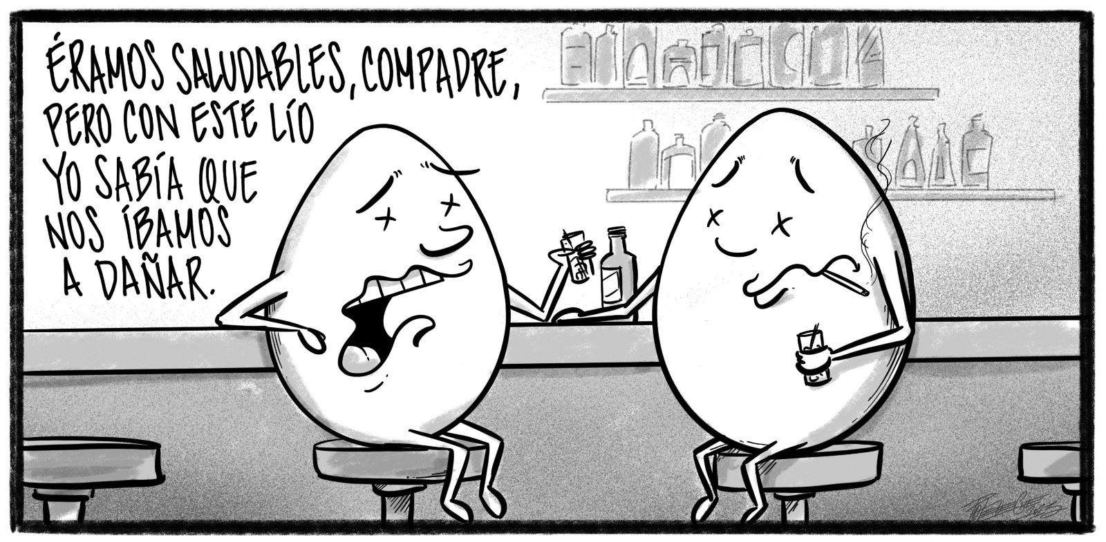 Caricatura de Noticiero Poteleche 4 noviembre 2023