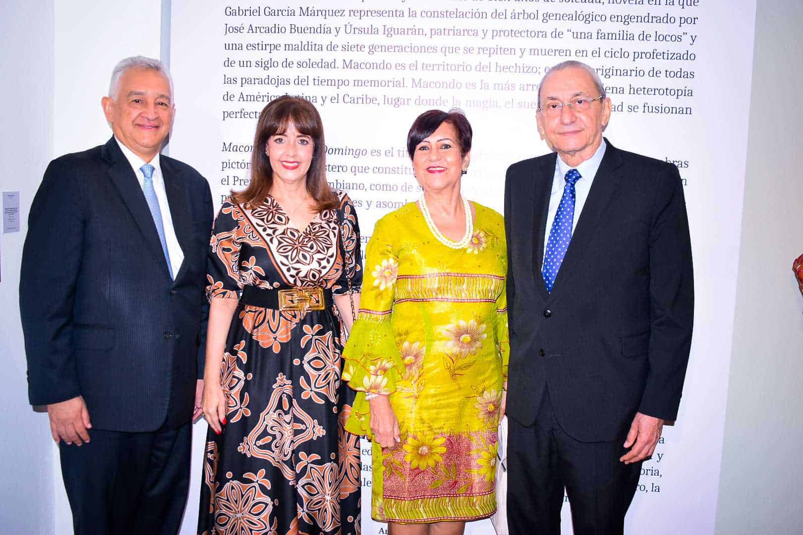 José Manuel Hernández Peguero. Yanira Fondeur de Hernández, Francia de Subero y Jorge Subero Isa.