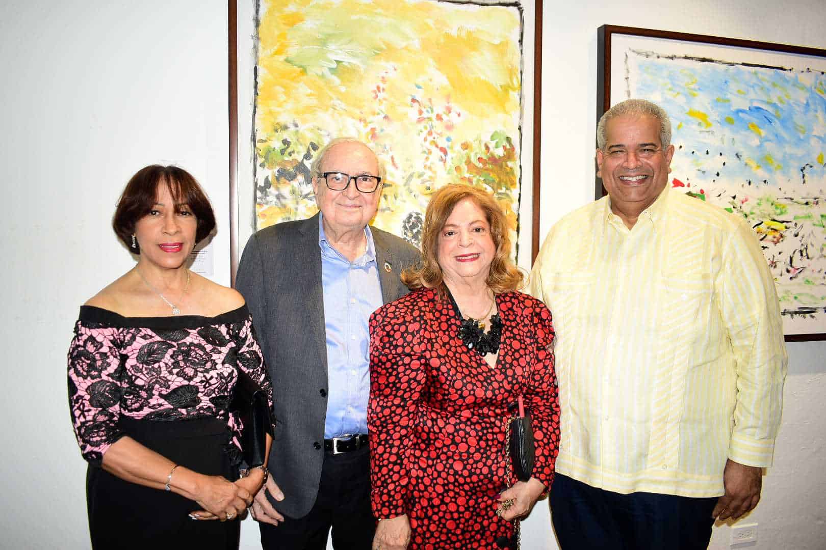 Rossi Pereira, Luis Sánchez Noble, Mildred Josefina de Sanchez y Pedro Vargas.