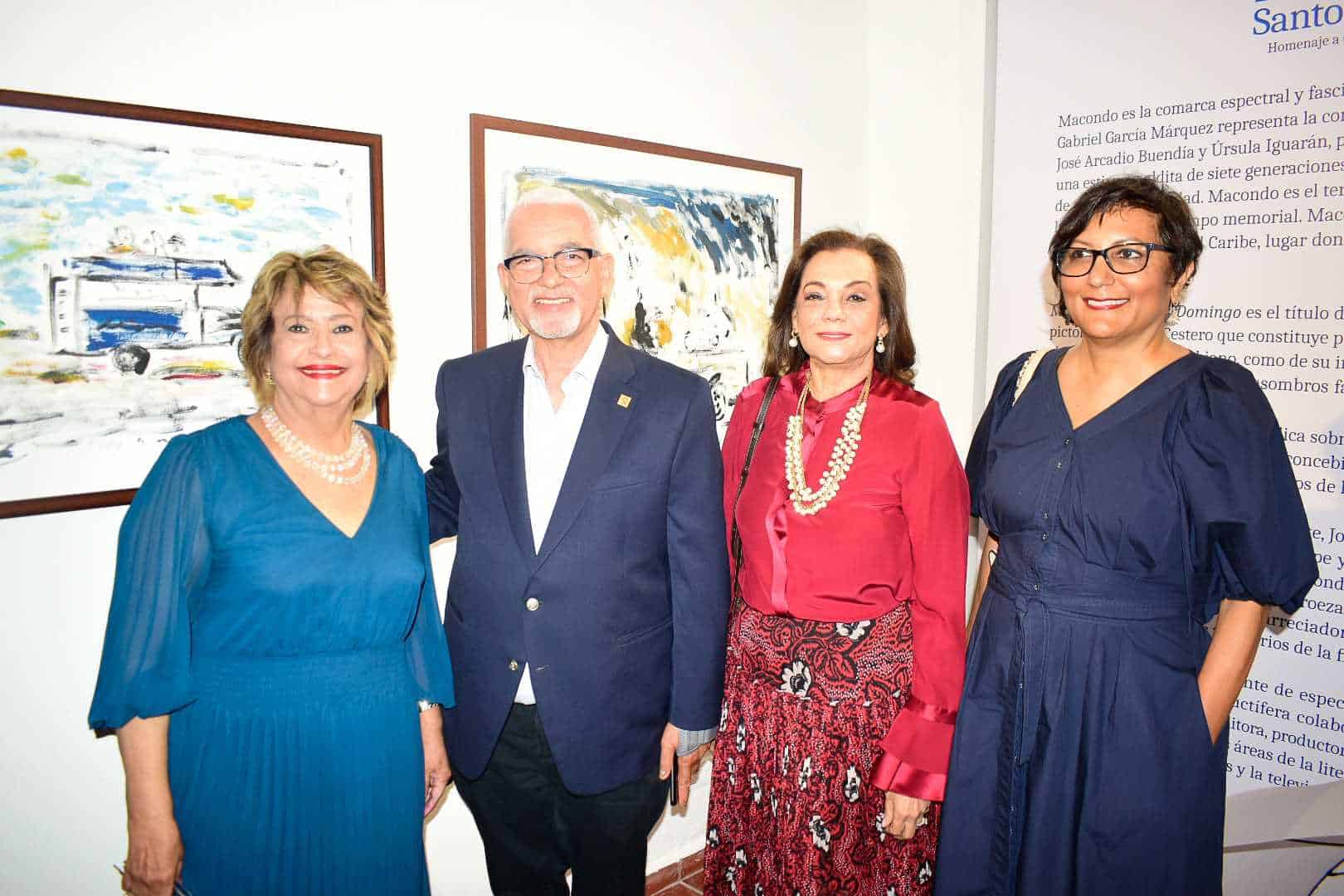 Verónica Sención, Wilson Rodríguez, Fior de Valdez y Minerva del Risco.