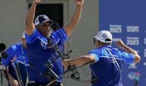 El Salvador conquista su primer oro en Santiago 2023 al ganar el tiro con arco por equipos