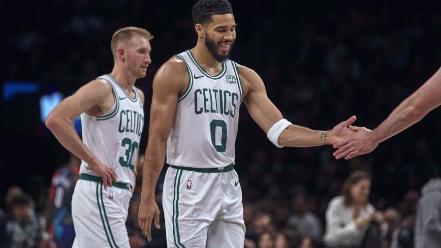 Celtics derrotan a los Nets, con doble doble de Tatum y Holiday