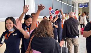 Llega a Santiago el primer vuelo desde Orlando, Florida
