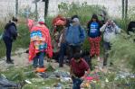 El frío de hasta 3 grados exacerba la crisis de migrantes en la frontera norte de México El frío de hasta 3 grados exacerba la crisis de migrantes en la frontera norte de México