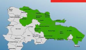 COE coloca 16 provincias en alerta por aguaceros que generará una vaguada