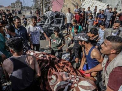 Se elevan a10,800 muertos por bombardeos israelíes en Gaza