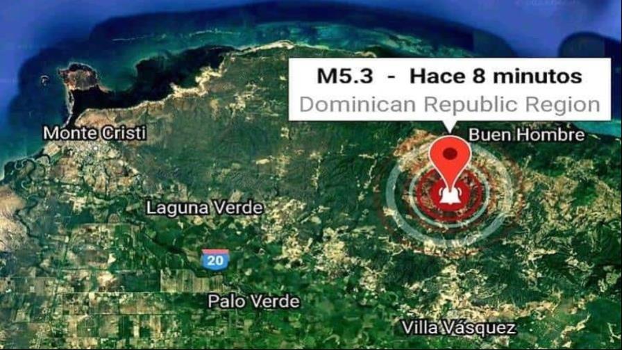 Sismo de 5.6 sacude algunos puntos de República Dominicana