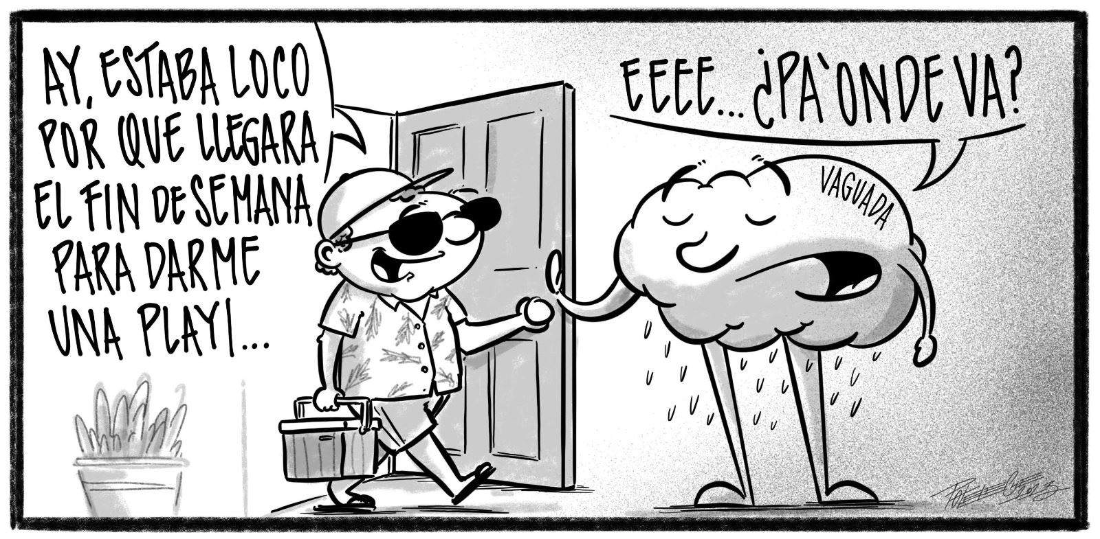 Caricatura de Noticiero Poteleche 11 noviembre 2023