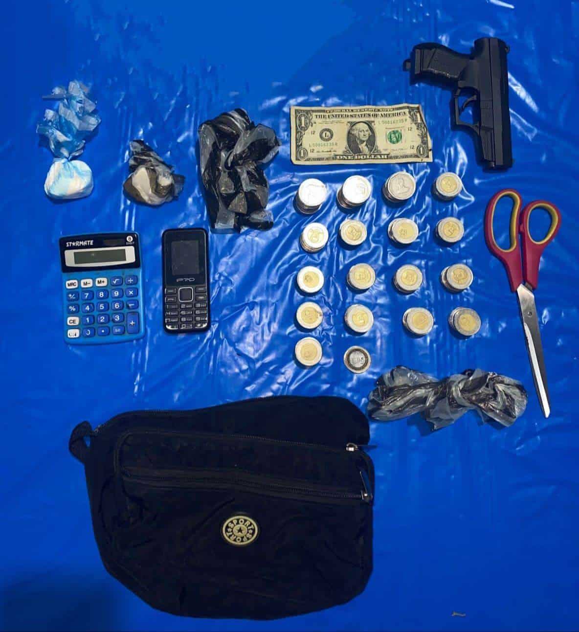 Objetos confiscados en los operativos