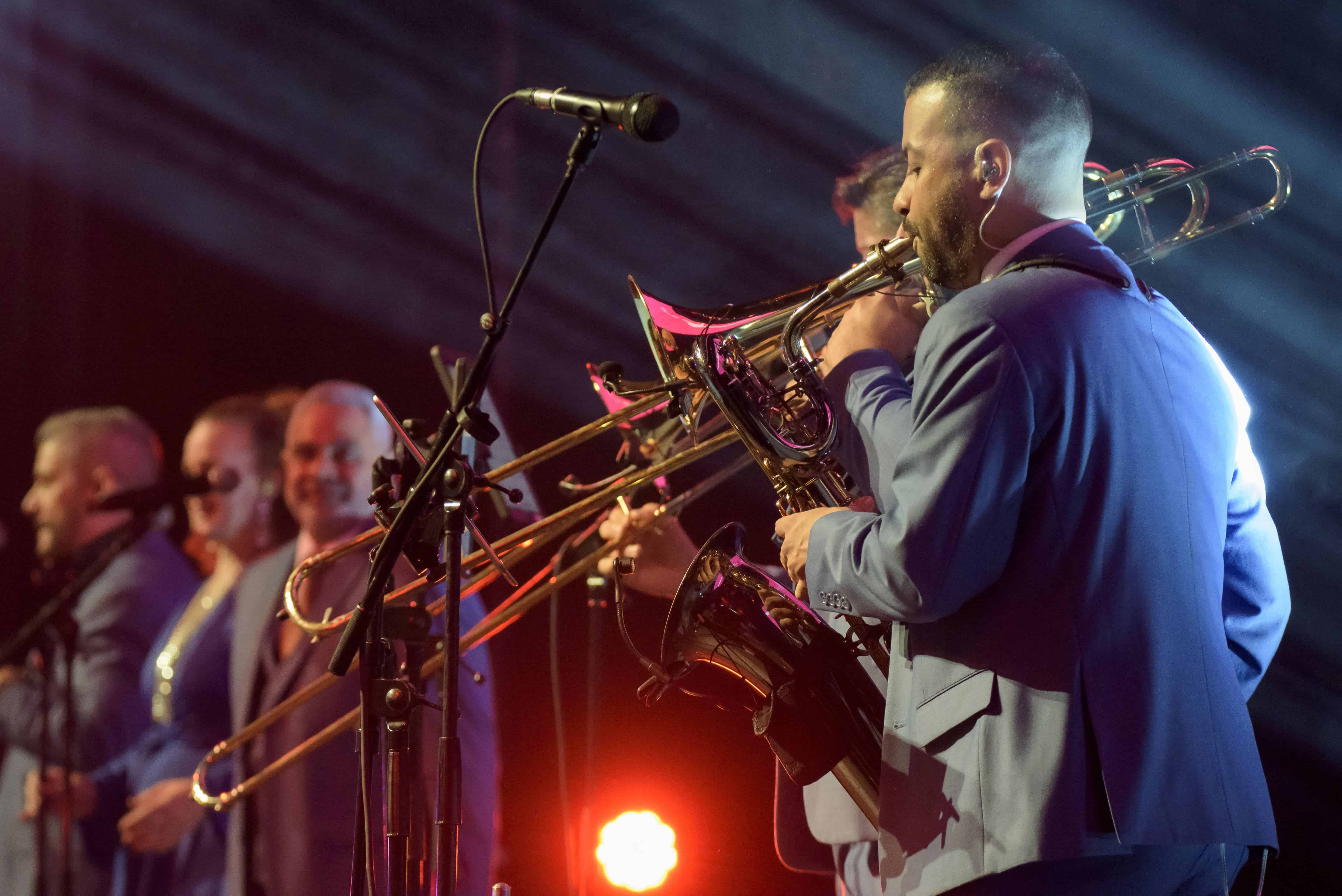 La orquesta musical se lució con cada interpretación.