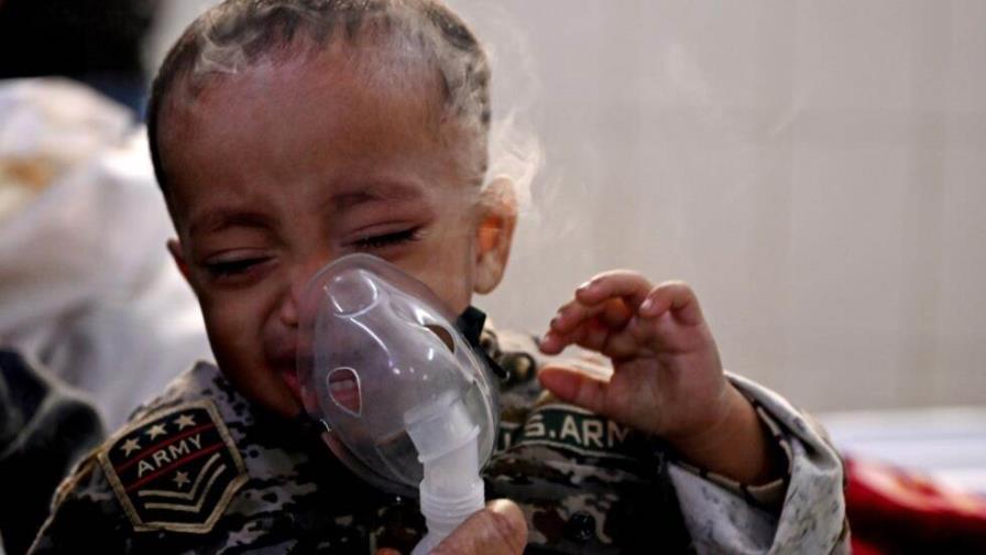 El aire de Nueva Delhi es veneno para sus niños