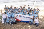 La Nacional realiza su segunda jornada de limpieza de playas
