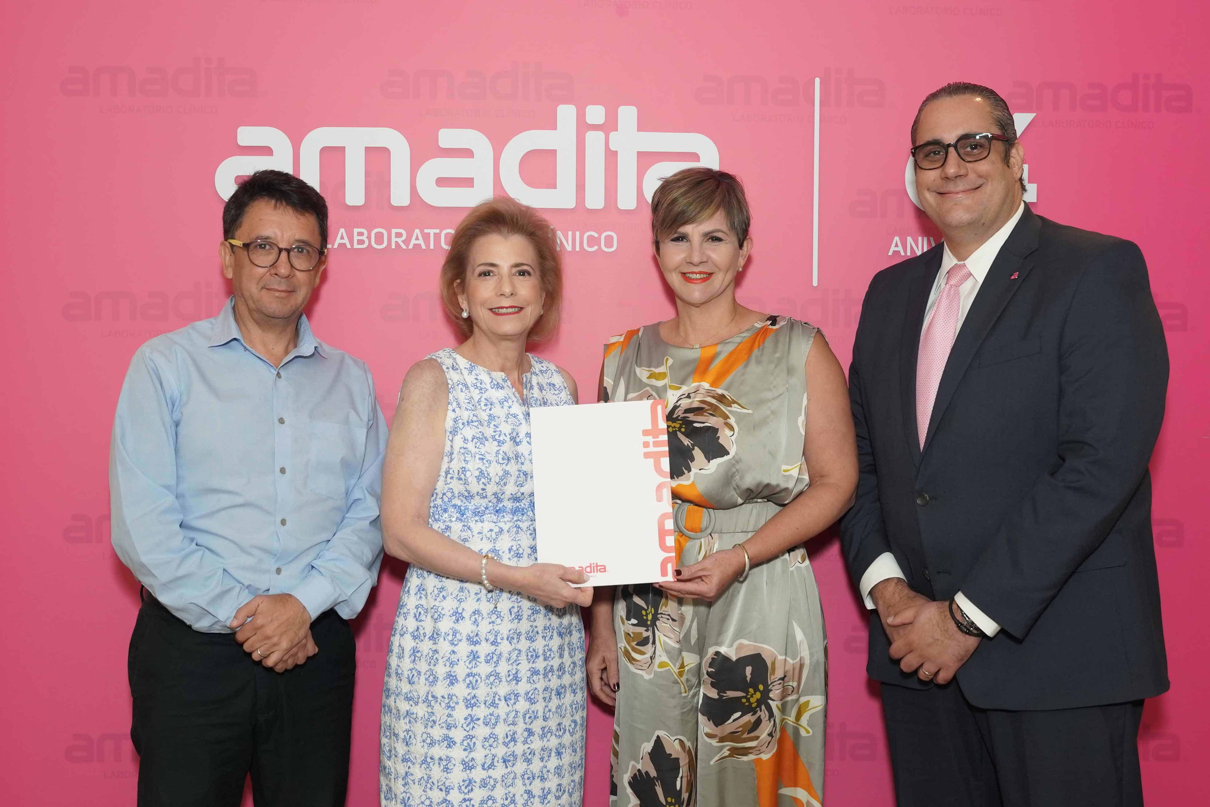 Dr. Rodrigo Cruz, Dra. Patricia González Pittaluga, Gianni Paulino y Antonio Musa Biaggi.