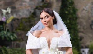 Los detalles de los cinco vestidos que usó La Materialista en su boda