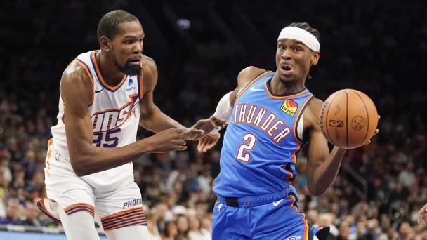 Con un enorme cuarto periodo, Thunder se impone 111-99 a los Suns