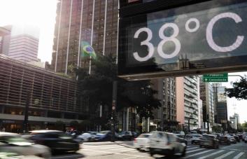 La ciudad de Sao Paulo registra una temperatura récord de 37,8 grados