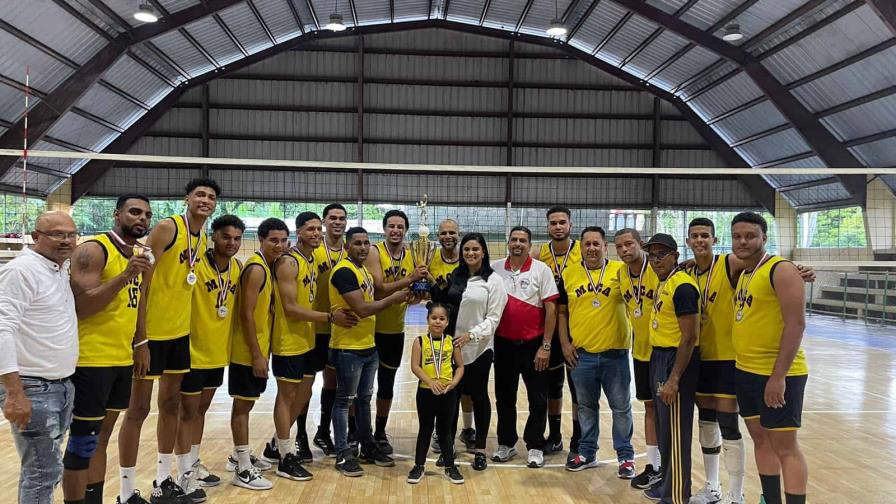 Moca derrota a San Francisco y se corona campeón de la Copa del Cibao de Voleibol