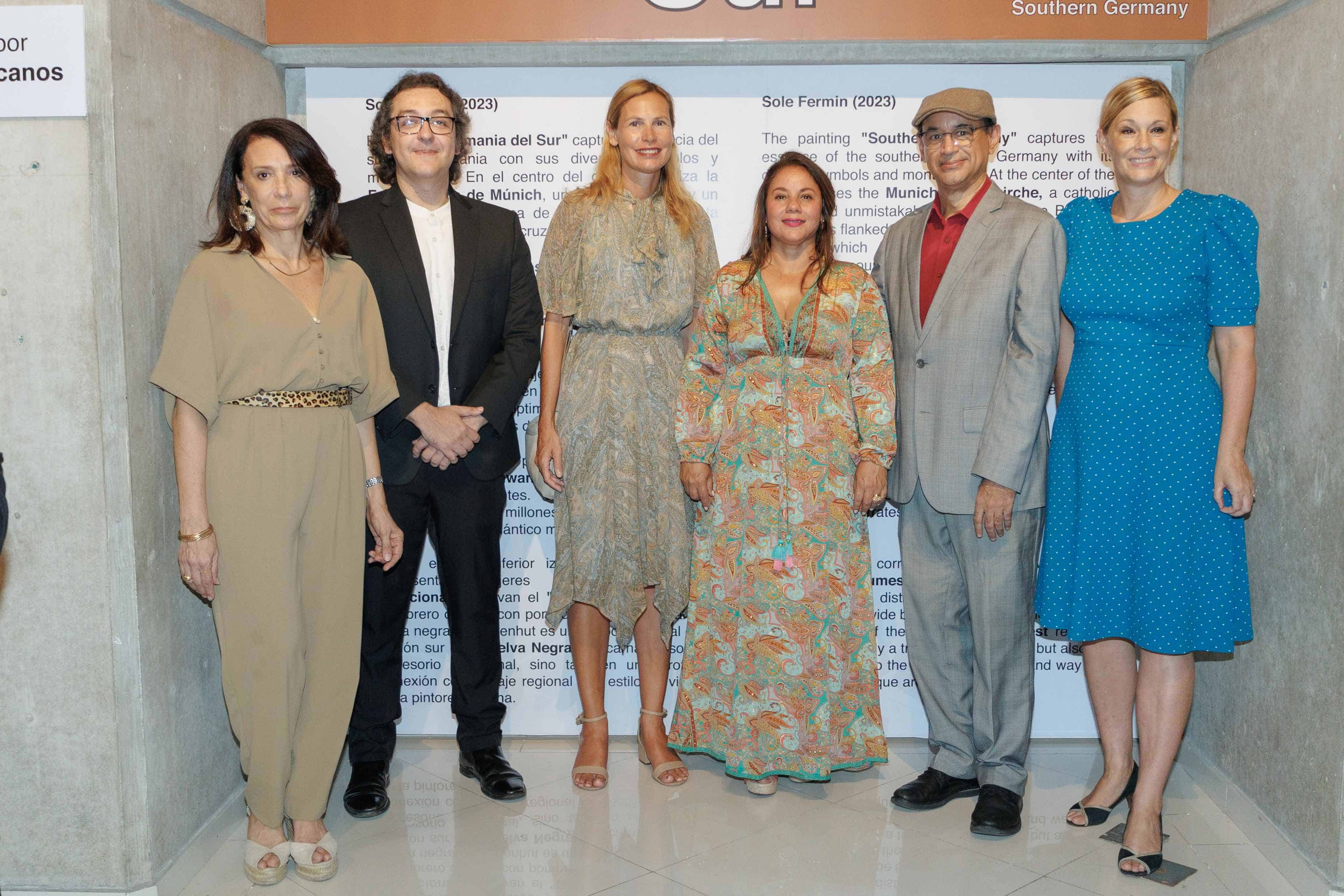 Inés Tolentino, Karim López, Maike Friedrichsen, Sole Fermín, Enrquillo Amiama y Katrim Wedermann. 