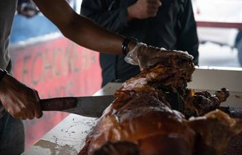 Los comerciantes aseguran precios estables para Navidad; la pierna de cerdo costará hasta RD$130