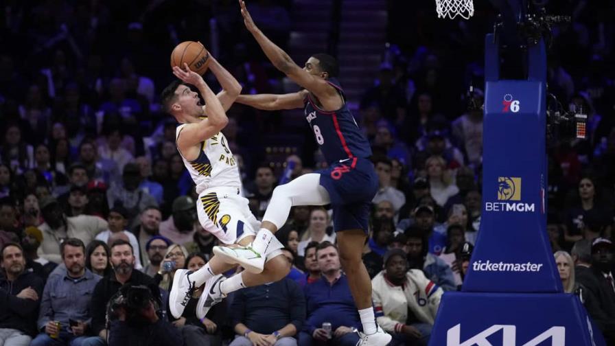 Pacers vencen 132-126 a 76ers y les cortan racha de 8 triunfos