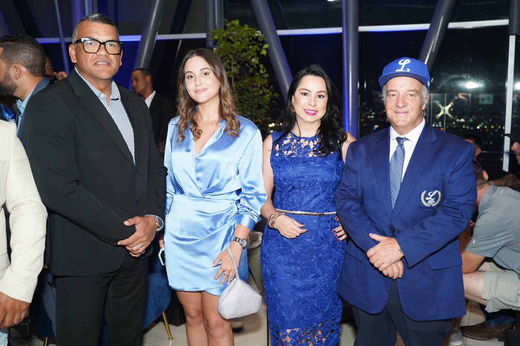 Audo Vicente, Aura Heinsen,  Sandy Pou de Fernández y Miguel Ángel Fernández.