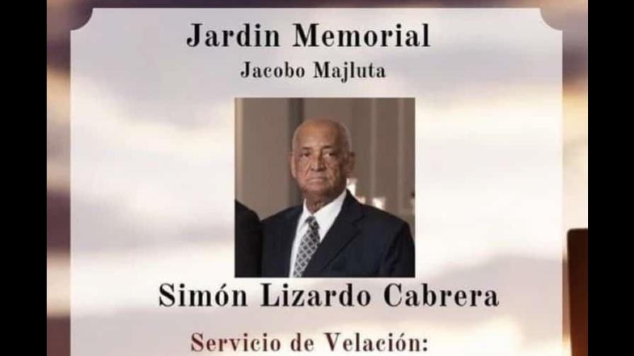 Falleció el padre de Cristina y Simón Lizardo
