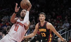 Julius Randle y Jalen Brunson llevan a Knicks a triunfo 116-114 ante Hawks