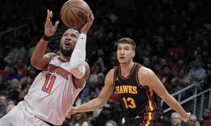 Julius Randle y Jalen Brunson llevan a Knicks a triunfo 116-114 ante Hawks