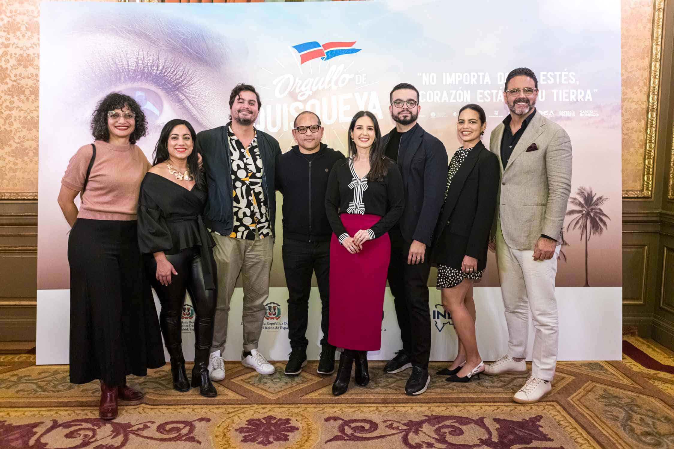 El director Tito Rodríguez, los productores Jessica Hasbun y Kelvin Liria e invitados especiales.
