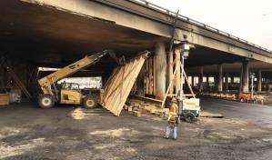 Tramo de autopista de LA dañado por incendio reabrirá el martes, informa el gobernador