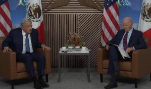 Biden y AMLO discuten sobre migración y fentanilo en reunión en San Francisco