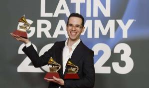 Edgar Barrera se llevó a casa tres tres Latin Grammy
