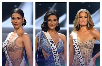 Nicaragua entre las tres finalistas a Miss Universo, con Australia y Tailandia
