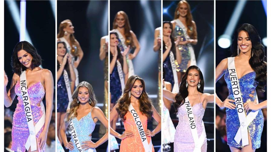 Australia, Puerto Rico, Nicaragua, Tailandia y Colombia, Top 5 de Miss Universo 2023