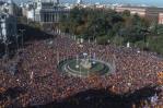 Manifestación masiva en Madrid contra la amnistía de Sánchez al separatismo catalán