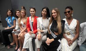 Candidatas al Miss Universo destacan el valor de la convivencia en el certamen