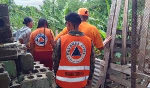 Defensa Civil de Santiago visita zonas vulnerables