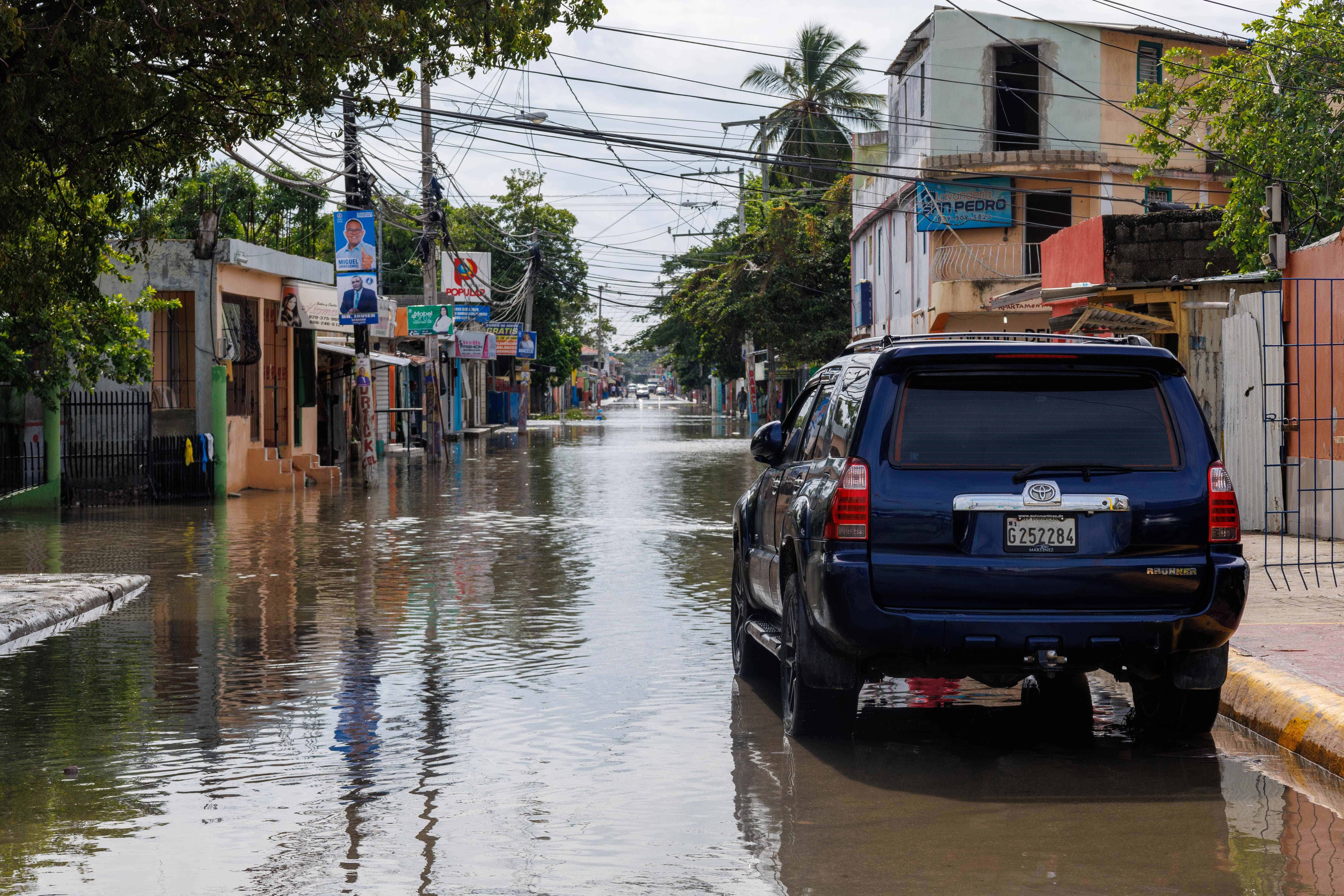 Al menos 43 viviendas fueron afectadas en San Pedro de Macorís, según el último boletín del COE.