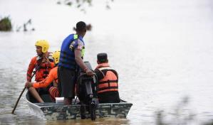 Presidente Abinader supervisa zonas afectadas por las inundaciones