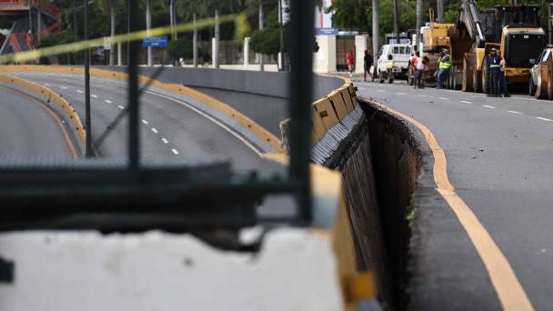 El paso a desnivel de la 27 de Febrero que colapsó tuvo una primera fisura en 1999