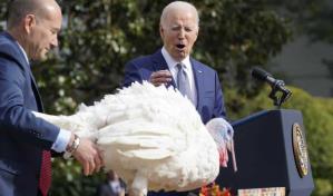 Joe Biden confundió a Taylor Swift y a Britney Spears en indulto del día del pavo