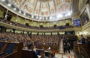El Parlamento español admite la ley de amnistía a independentistas para su tramitación