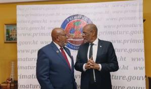Presidente de Asamblea General ONU visita Haití y se reúne con Ariel Henry
