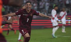 Venezuela empata 1-1 en Perú y aviva su esperanza mundialista