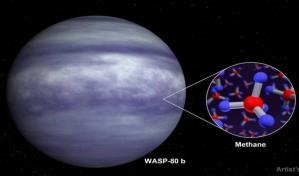 El telescopio James Webb de la NASA detecta por primera vez gas metano en un exoplaneta