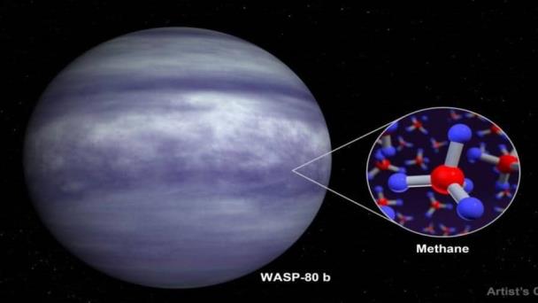 El telescopio James Webb de la NASA detecta por primera vez gas metano en un exoplaneta