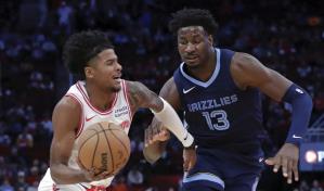 Green anota 34 puntos y Rockets cortan racha de 3 derrotas al vencer a Grizzlies